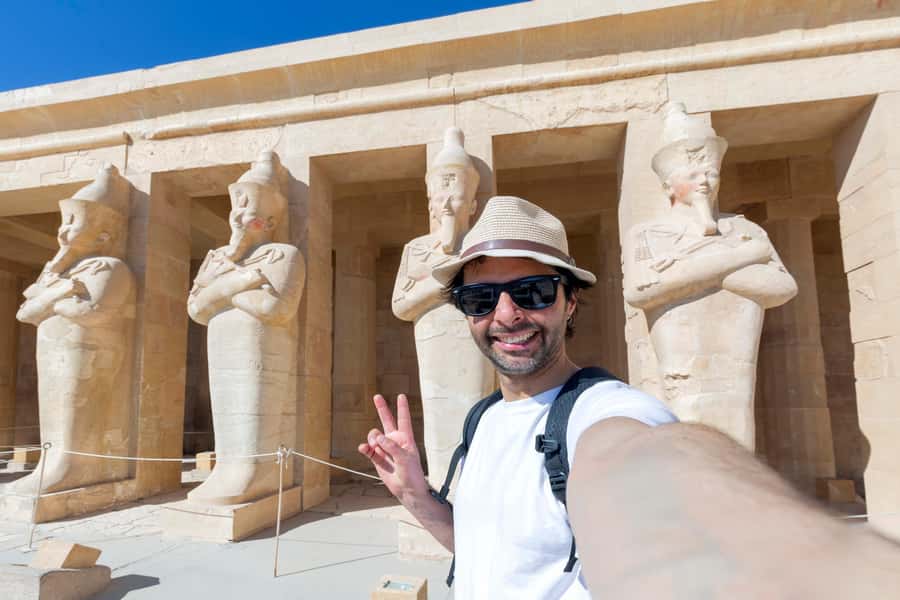 Luxor: West and East Banks All-Inclusive Tour & Balloon Ride - The West Bank: tombs, cliffs, and colossal stone figures