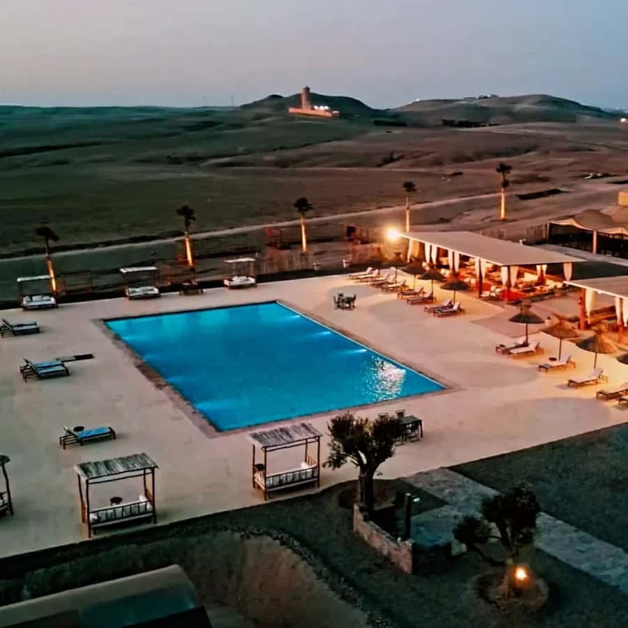 Luxury Agafay Desert : Quad , Camel Ride, Pool & Dinner Show - Agafay’s rocky desert setting near Marrakesh