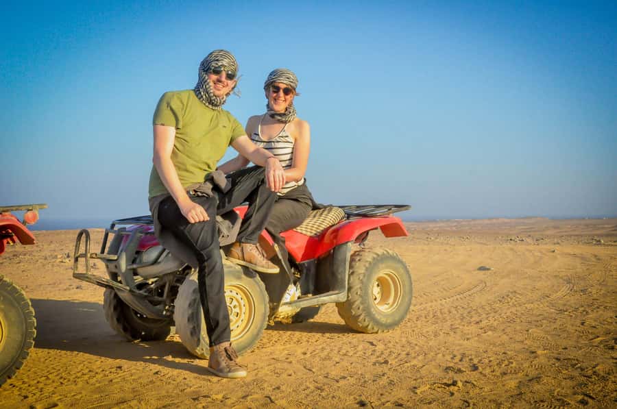 Makadi Bay: ATV, Sea View, Camel, Stargazing, Dinner & Show - Desert, mountains, and Red Sea views
