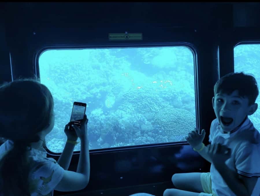 Makadi Bay: Royal Seascope Submarine Cruise & Snorkel stop - The underwater cabin is the main attraction