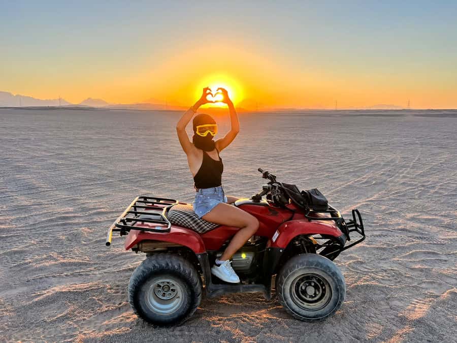 Makadi Bay: Sunset Quad & ATV Adventure & Seaview - Fast group or steady group