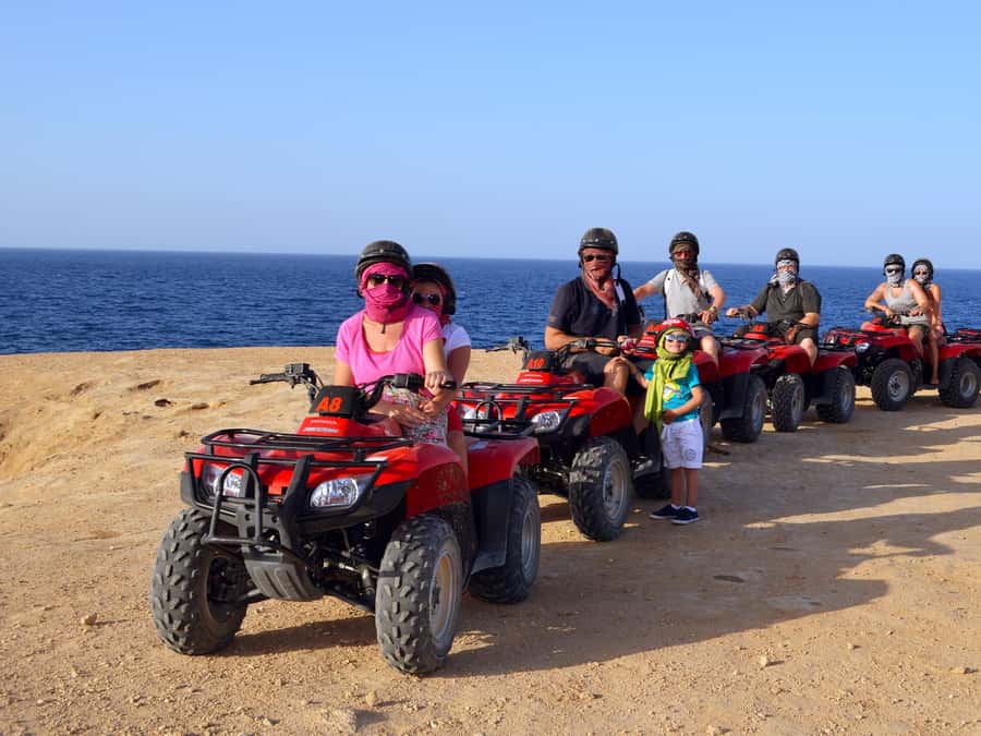 Makadi Bay: Sunset Quad & ATV Adventure & Seaview - The camel stop is short but worthwhile