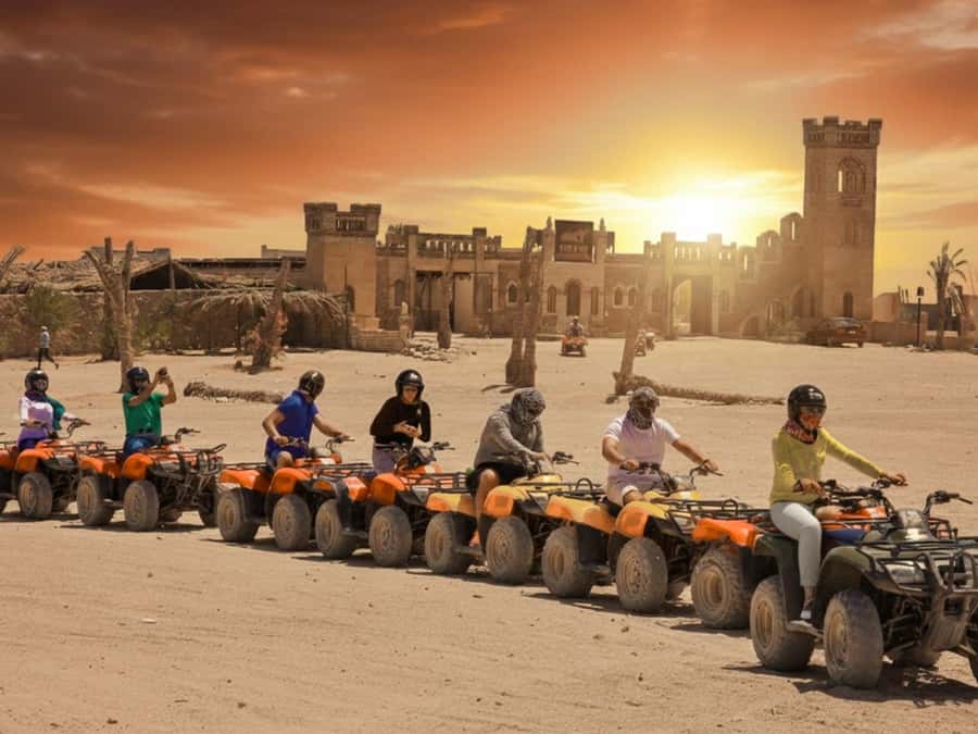 Makadi Bay: Sunset Quad & ATV Adventure & Seaview - What happens at the quad base