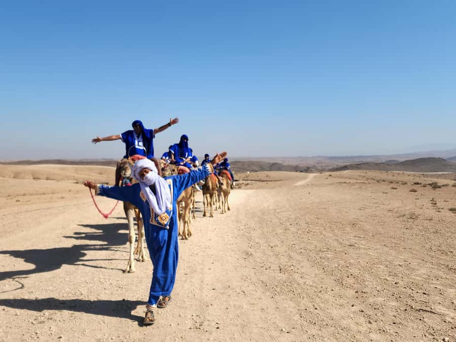 Marrakech: Agafay Camel Ride & Dinner with Fire Show Tour - What $28 really buys you