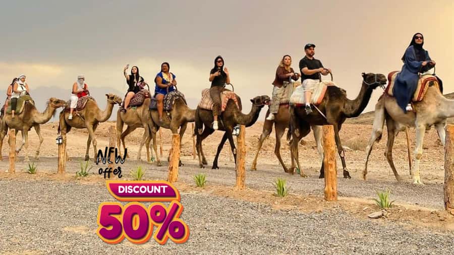 Marrakech: Agafay Desert Camel Ride, Dinner, Fire Show - What the $15 price really includes
