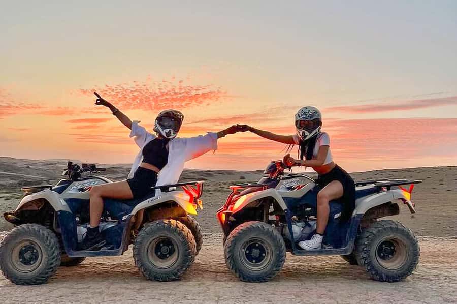 Marrakech: Agafay Desert: Camel ride Quad Bike, Dinner show - From Marrakech to the rocky hills of Agafay
