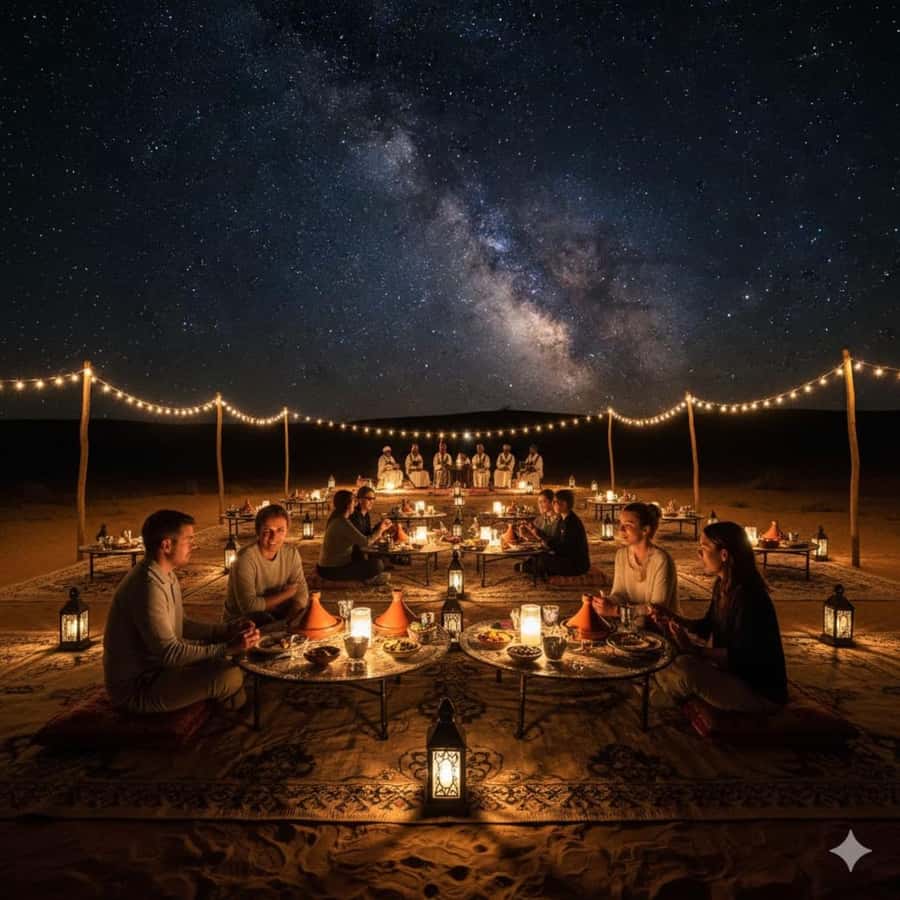 Marrakech: Agafay desert camel ride with dinner & spectacle - Practical clothing and comfort advice
