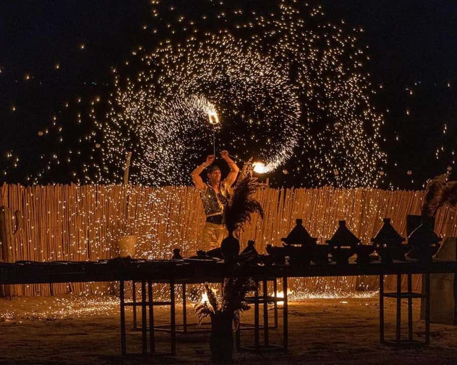 Marrakech: Agafay Desert Camel Rides, Dinner and Fire Show - Leaving Marrakech for Agafay