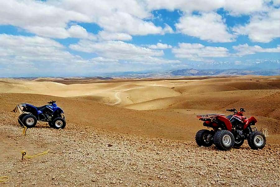 Marrakech: Agafay Desert Dinner Show with Quad Bike & Camel - A Short Camel Ride at Sunset