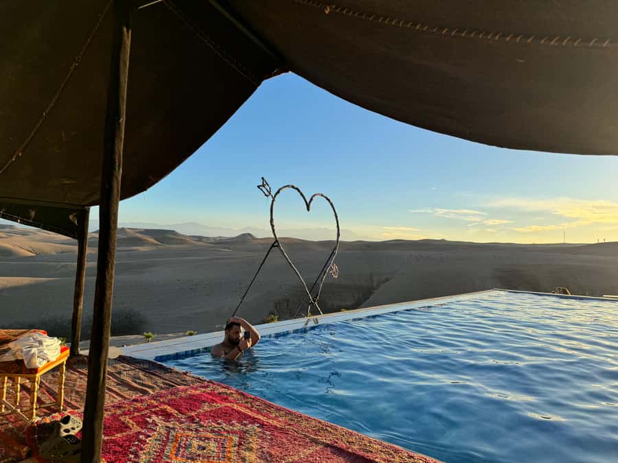 Marrakech: Agafay Desert Escape with Swimming Pool and Lunch - The return to Marrakech arrives around 4 p.m.