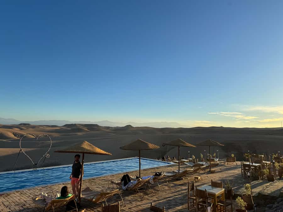 Marrakech: Agafay Desert Escape with Swimming Pool and Lunch - What the $52 price really covers