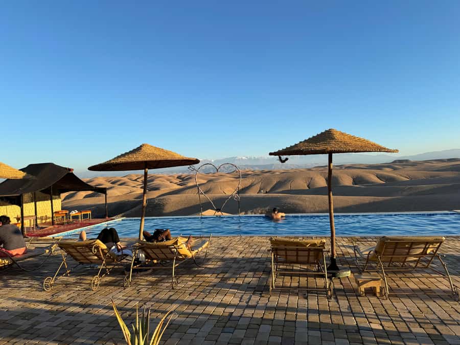 Marrakech: Agafay Desert Escape with Swimming Pool and Lunch - The 9:30 a.m. pickup keeps the day simple