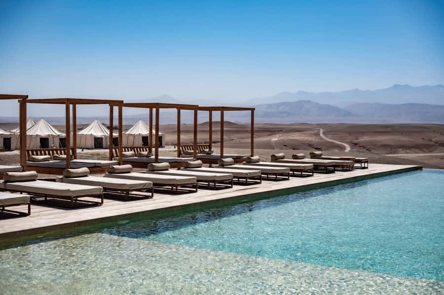 Marrakech: Agafay Desert Inara Camp Pool Day Pass with Lunch - Key points to know before you go