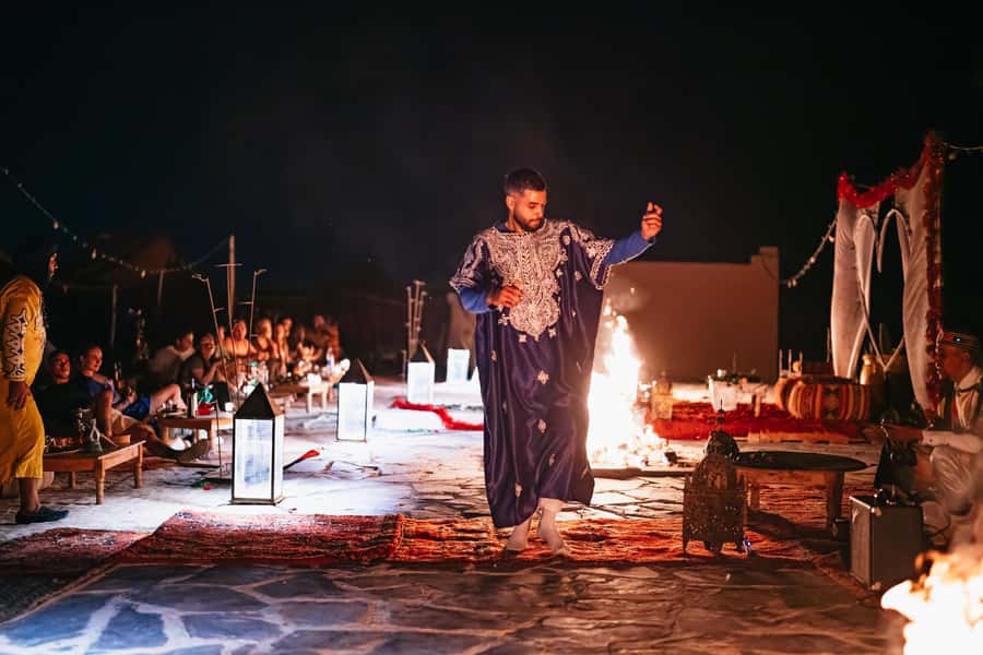 Marrakech: Agafay Desert Pool, Dinner & Live Show Experience - From Marrakech to the Agafay Desert