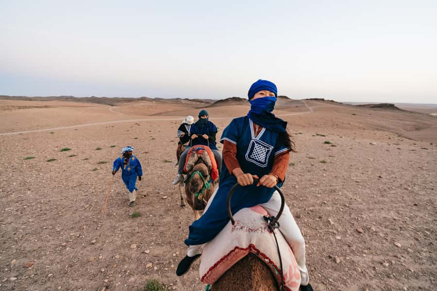 Marrakech: Agafay Desert Pool, Dinner & Live Show Experience - A Moroccan dinner in the nomad tent