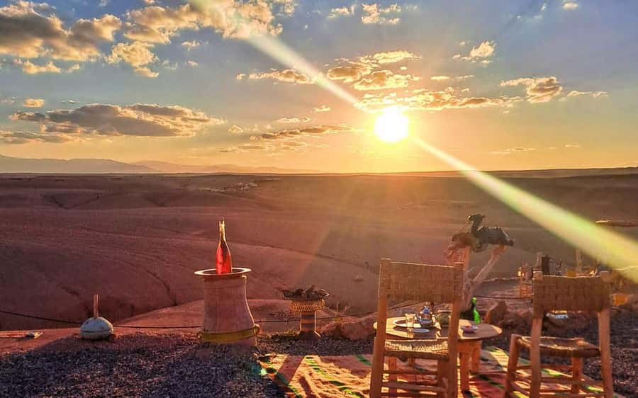 Marrakech: Agafay Desert Quad Bike Tour with Moroccan Tea - Viewpoints, photos, and the wide-open setting