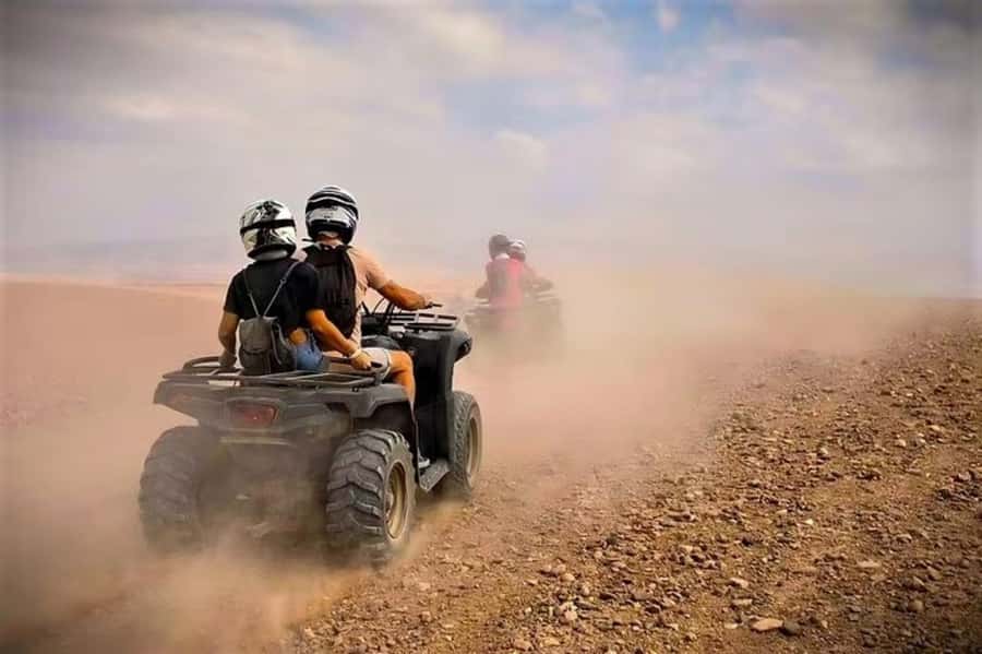 Marrakech: Agafay Desert Quad Biking, Camel Ride Fire Show - Leaving Marrakech for Agafay’s rocky desert