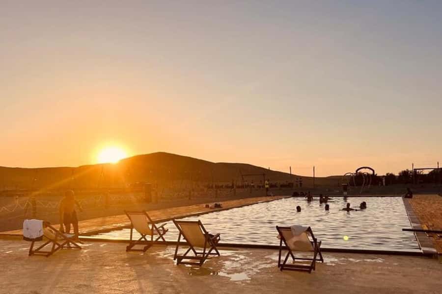 Marrakech: Agafay Desert Quad Biking & Dinner Show - A three-course Moroccan dinner after dark