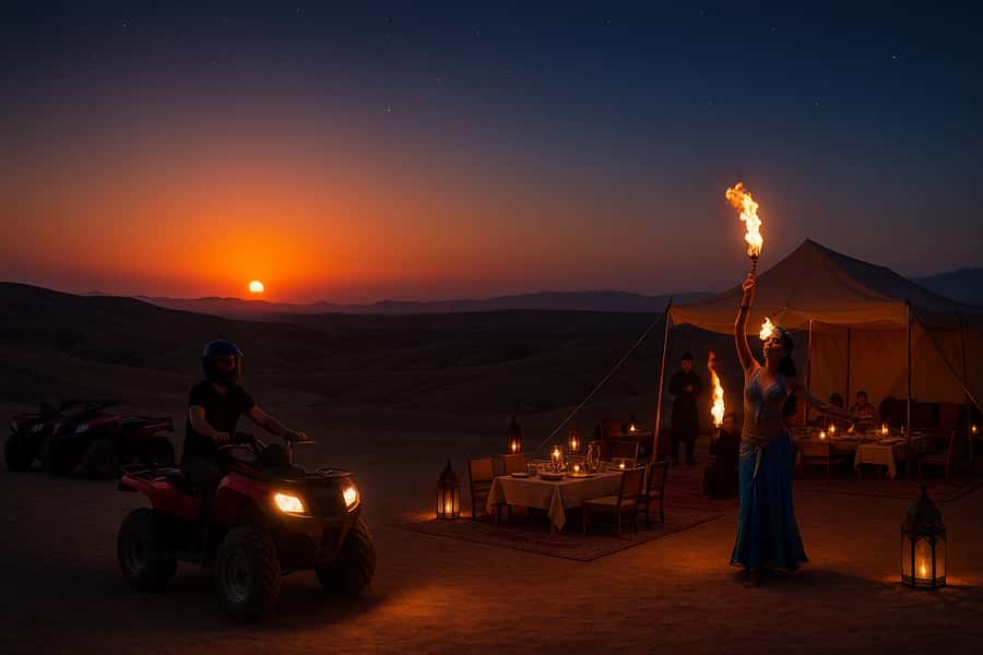 Marrakech: Agafay Desert Quad Biking with Dinner Show - Key points to know before you go