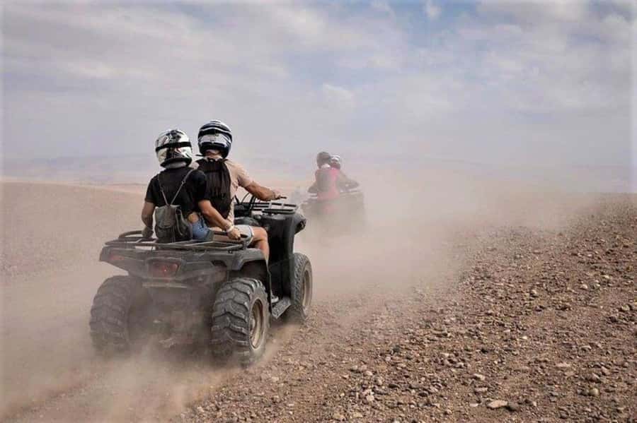 Marrakech: Agafay Desert Quad Biking with Dinner Show - The argan oil cooperative stop