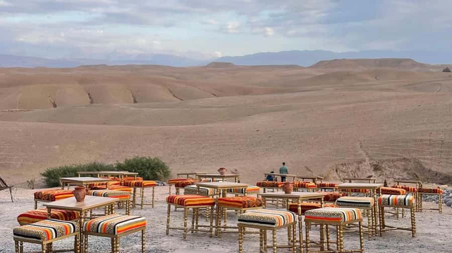 Marrakech: Agafay Desert Quad, Camel or Pool Day with Lunch - A short camel ride with a long photo stop