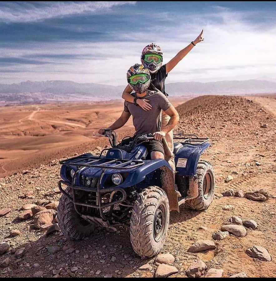 Marrakech: Agafay Desert Quad, Camel Ride & Dinner Show - The drive out of Marrakech