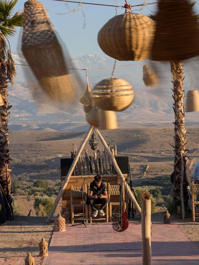 Marrakech: Agafay Desert Quad & Camel Rides, Dinner & Show - Berber music, dancing, and the fire show