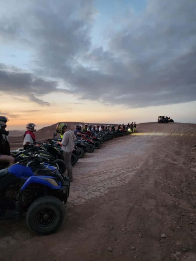 Marrakech: Agafay Desert Sunset Camel Ride, Quad & Dinner - Getting from Marrakech Medina to the desert