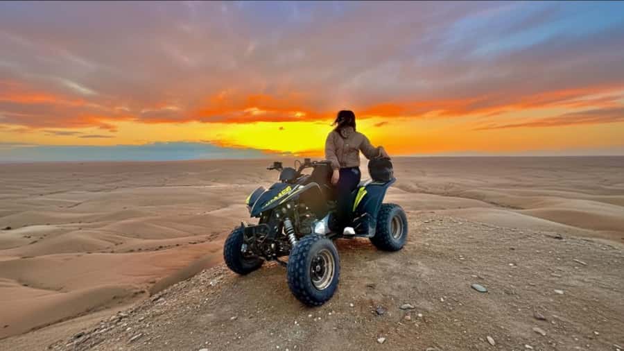 Marrakech: Agafay Desert Tour Quad bike & Dinner fire show - Key points at a glance