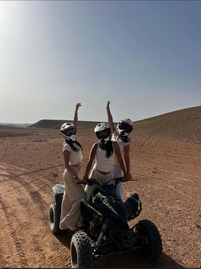 Marrakech: Agafay Desert Tour Quad bike & Dinner fire show - The 40-minute quad ride