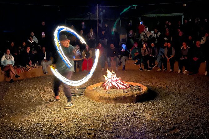 Marrakech: Agafay Quad Tour with Camel Ride, Dinner & Show - Sunset is the bridge between adventure and dinner