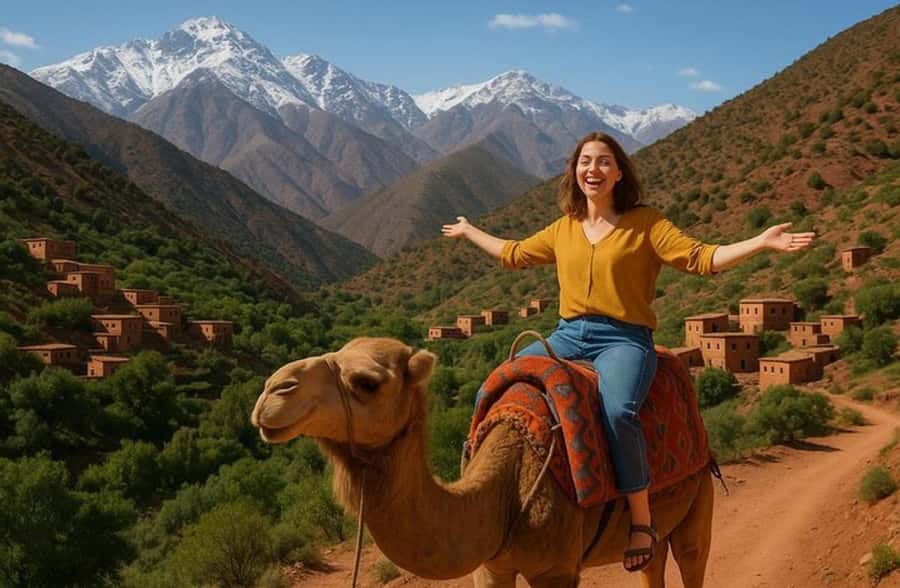 Marrakech: Atlas Mountain, Berber Villages, & Valleys Tour - Asni, Aremd, and the road into Imlil
