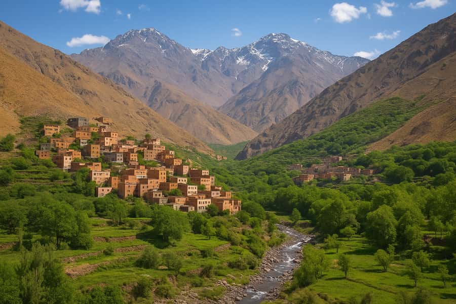 Marrakech: Atlas Mountains & Valleys Waterfall Hike w/ Lunch - Leaving Marrakech for the High Atlas