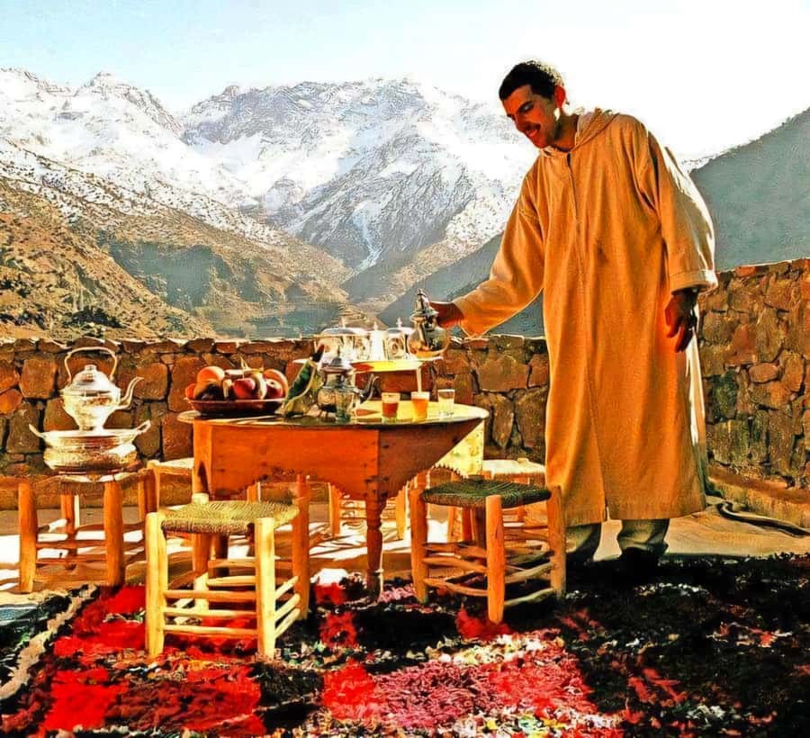 Marrakech: Atlas Mountains & Valleys Waterfall Hike w/ Lunch - Lunch in a family guesthouse or local home