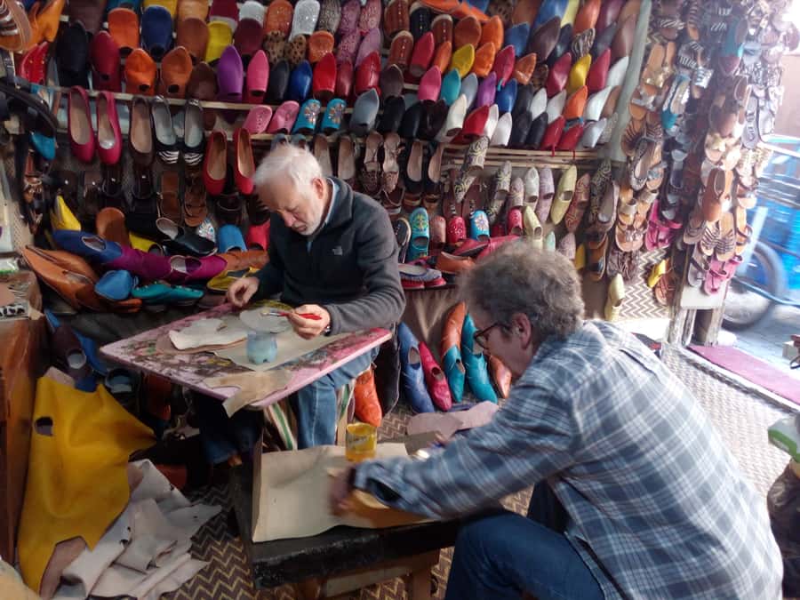 Marrakech: Babouch Making Workshop in the Medina - Cutting, shaping, and assembling your babouch