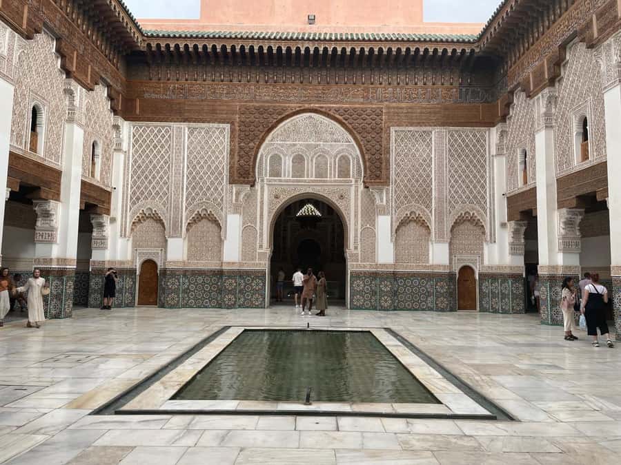 Marrakech: Bahia Palace, Madrasa Bn Yousef, Souk Medina Tour - Ben Youssef Madrasa and its precise details