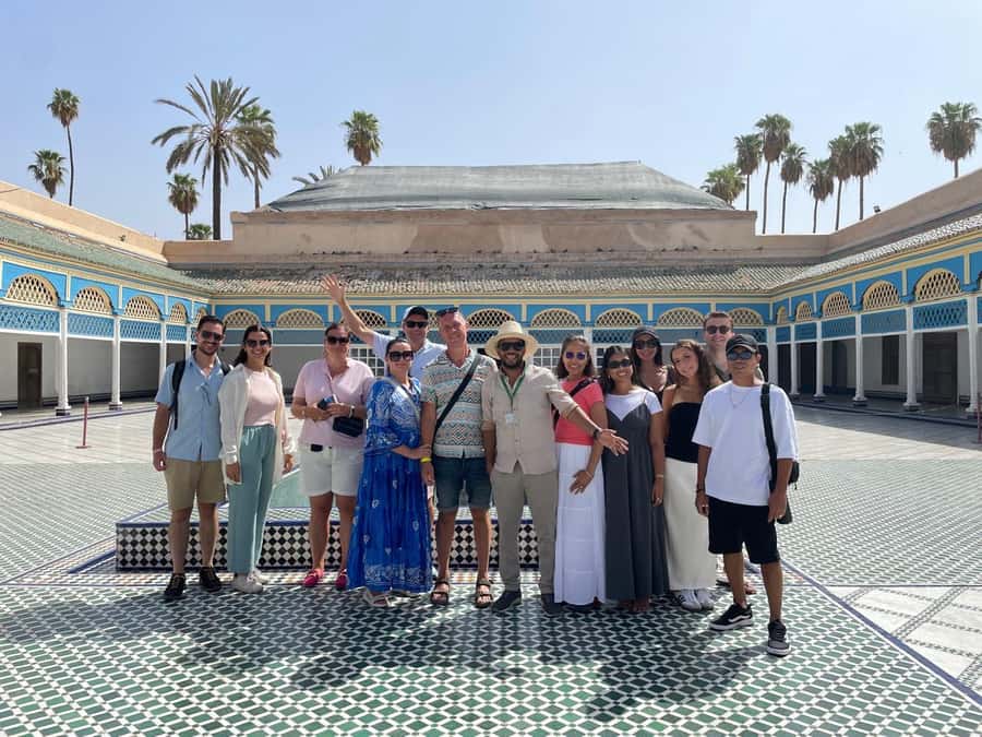 Marrakech: Bahia Palace, Madrasa Bn Yousef, Souk Medina Tour - Pace, guides, and group experience