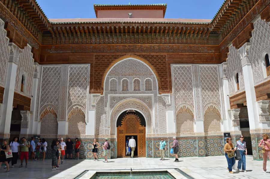 Marrakech: Ben Youssef Medersa, Le Jardin Secret & Souk Tour - Jemaa el Fna sets the scene