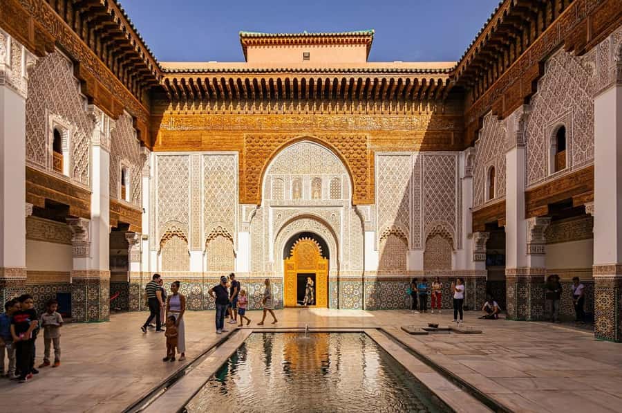 Marrakech: Ben Youssef, Secret Garden, & Souks Walking Tour - Ben Youssef Madrasa rewards a slow look