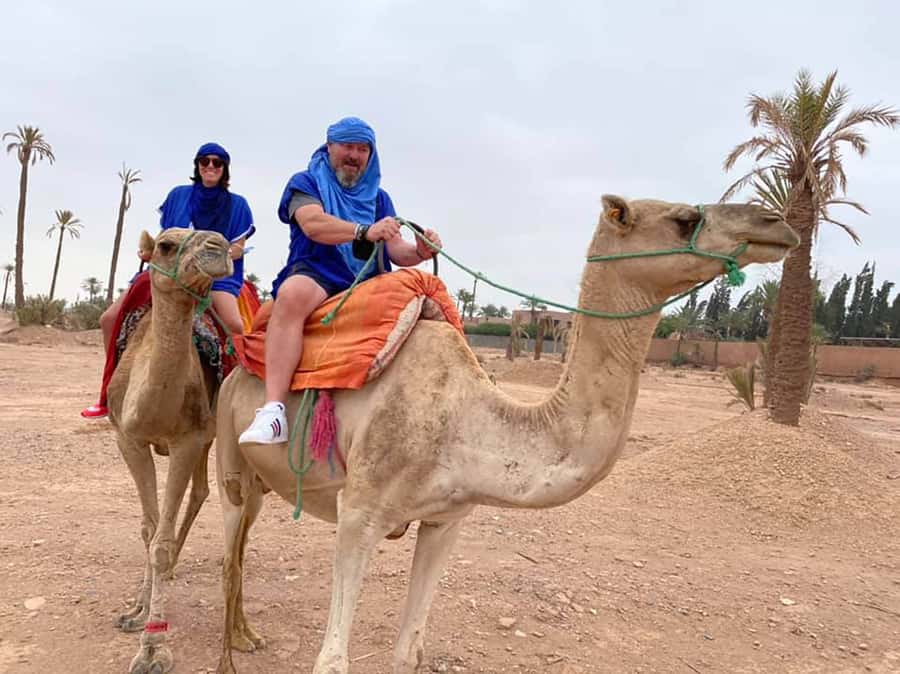 Marrakech Camel Ride in the Palmeraie Palm Grove - The Chache and Gandora dressing ritual