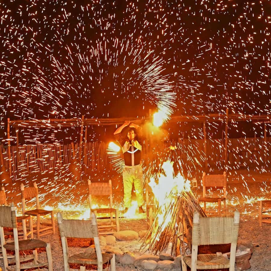 Marrakech: Camel Ride & Sunset Dinner with Fire Show - Practical details worth knowing