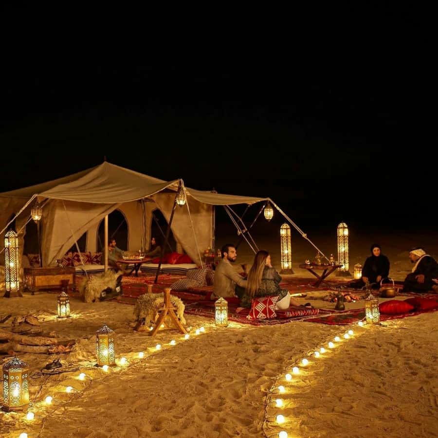 Marrakech: Camel Ride & Sunset Dinner with Fire Show - What Agafay looks like at sunset