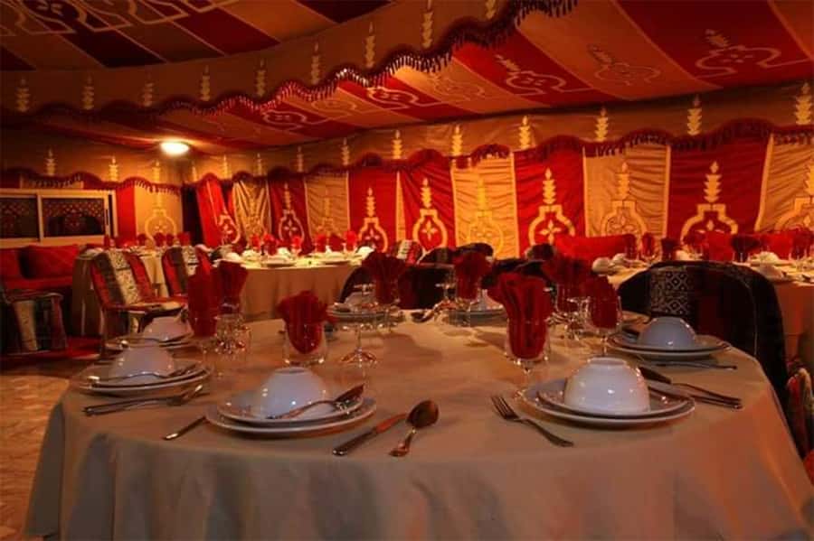 Marrakech: Chez Ali Fantasia Folklore Show & Moroccan Dinner - The main arena and the fantasia horse riders