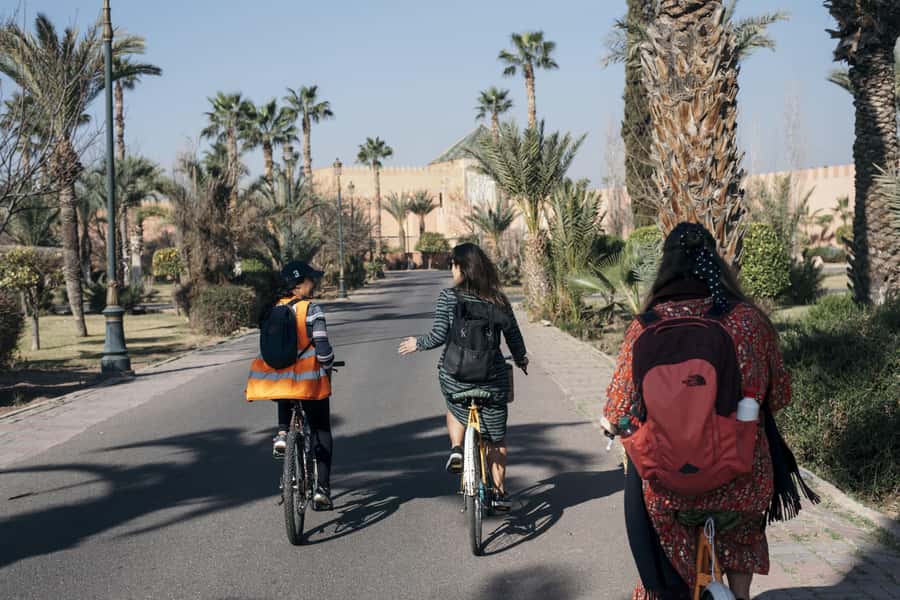 Marrakech: Cultural Bicycle Tour with Pastry and Tea - Place des Ferblantiers and the craft side of the city