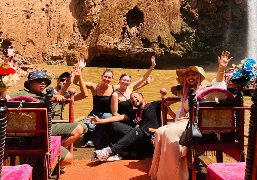 Marrakech: Day Tour to Ouzoud Waterfalls with Boat Trip - The Marrakech pickup and three-hour journey