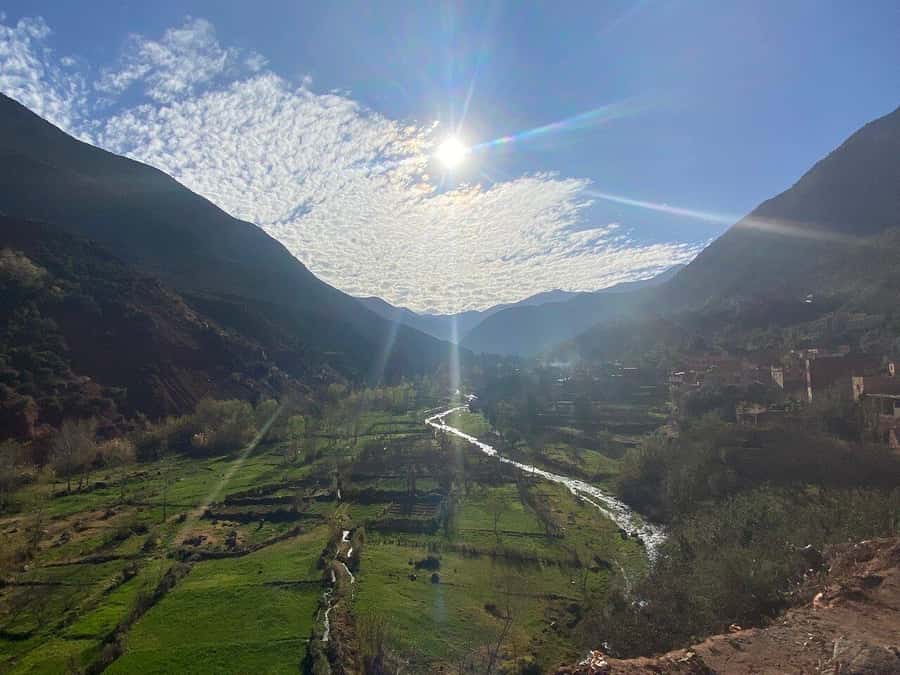 Marrakech: Day Trip To Atlas Mountains Ourika Waterfall - Reaching the Ourika Waterfall
