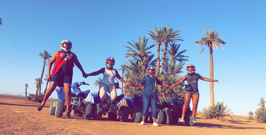 Marrakech: Desert and Palm Grove Sunset Quad Tour with Tea - Who will enjoy this Marrakech quad tour most