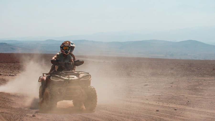 Marrakech Desert Sunset: Quad Biking, Dinner & Fire Show - Live music, dancing, and fire