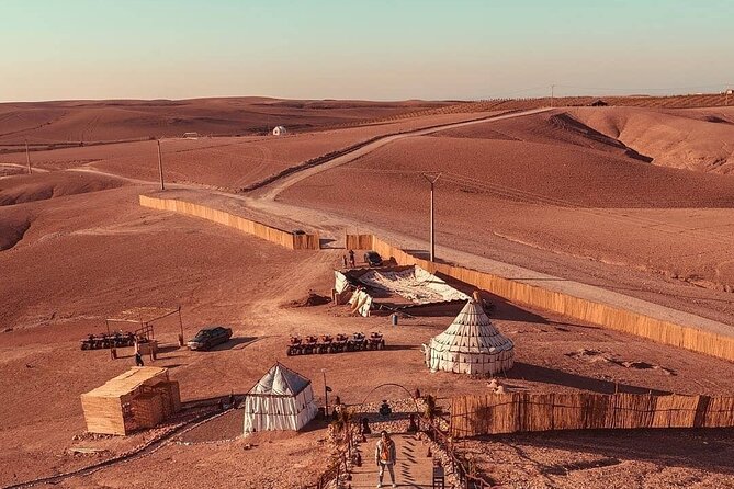Marrakech Desert Tour & Sunset Camel Ride with Dinner Show - The argan oil stop and Takerkoust option