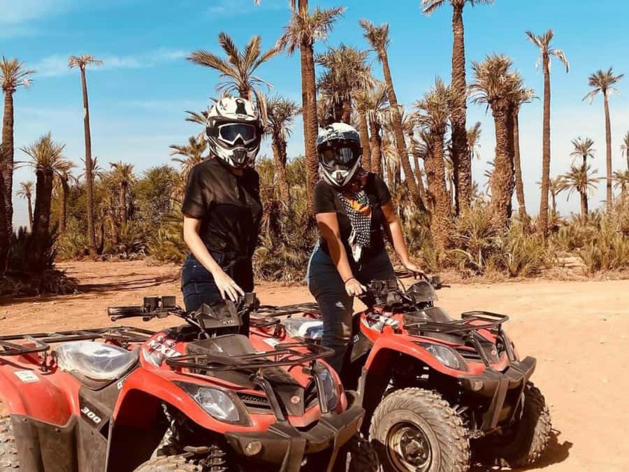Marrakech: Dunes of the Palmeraie Quad Bike Ride with Tea - Your first minutes on the quad
